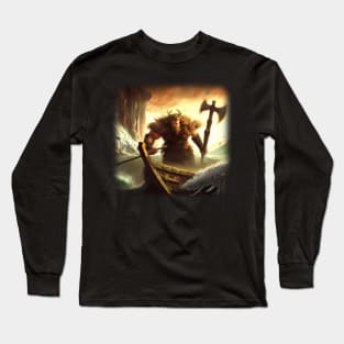 Viking warrior going to war Long Sleeve T-Shirt